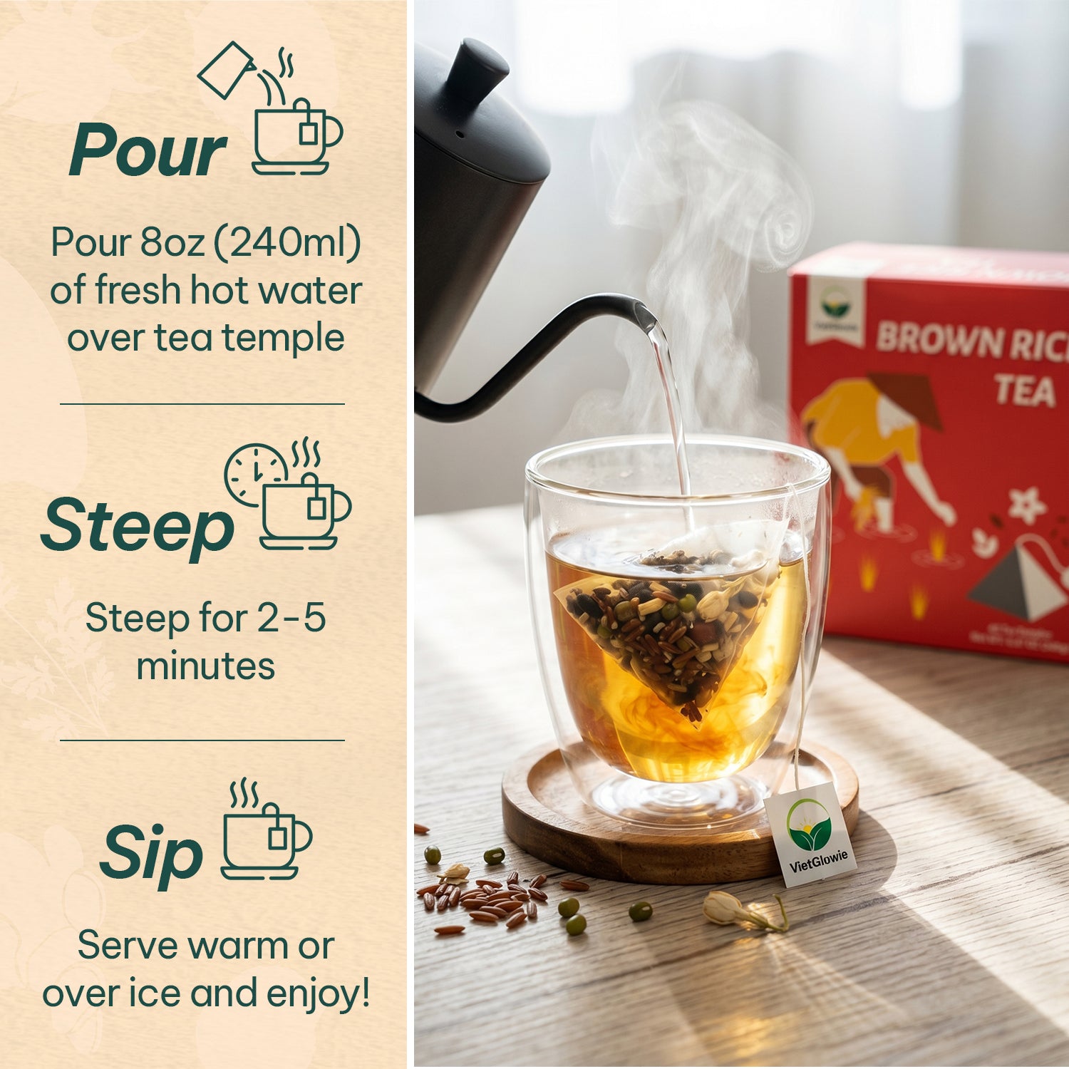 Brown Rice Tea Blend - 40 count