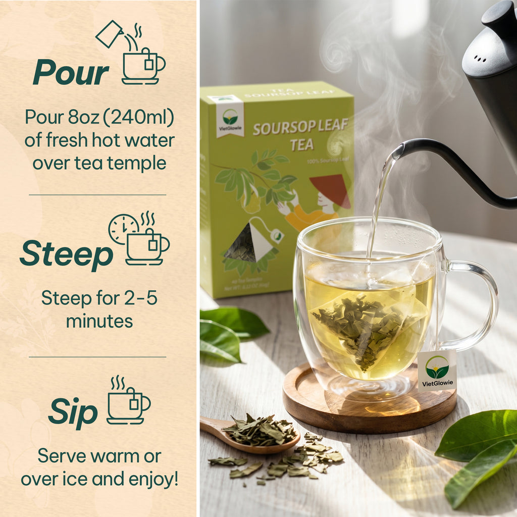 Pure Soursop Leaf Tea - 40 count