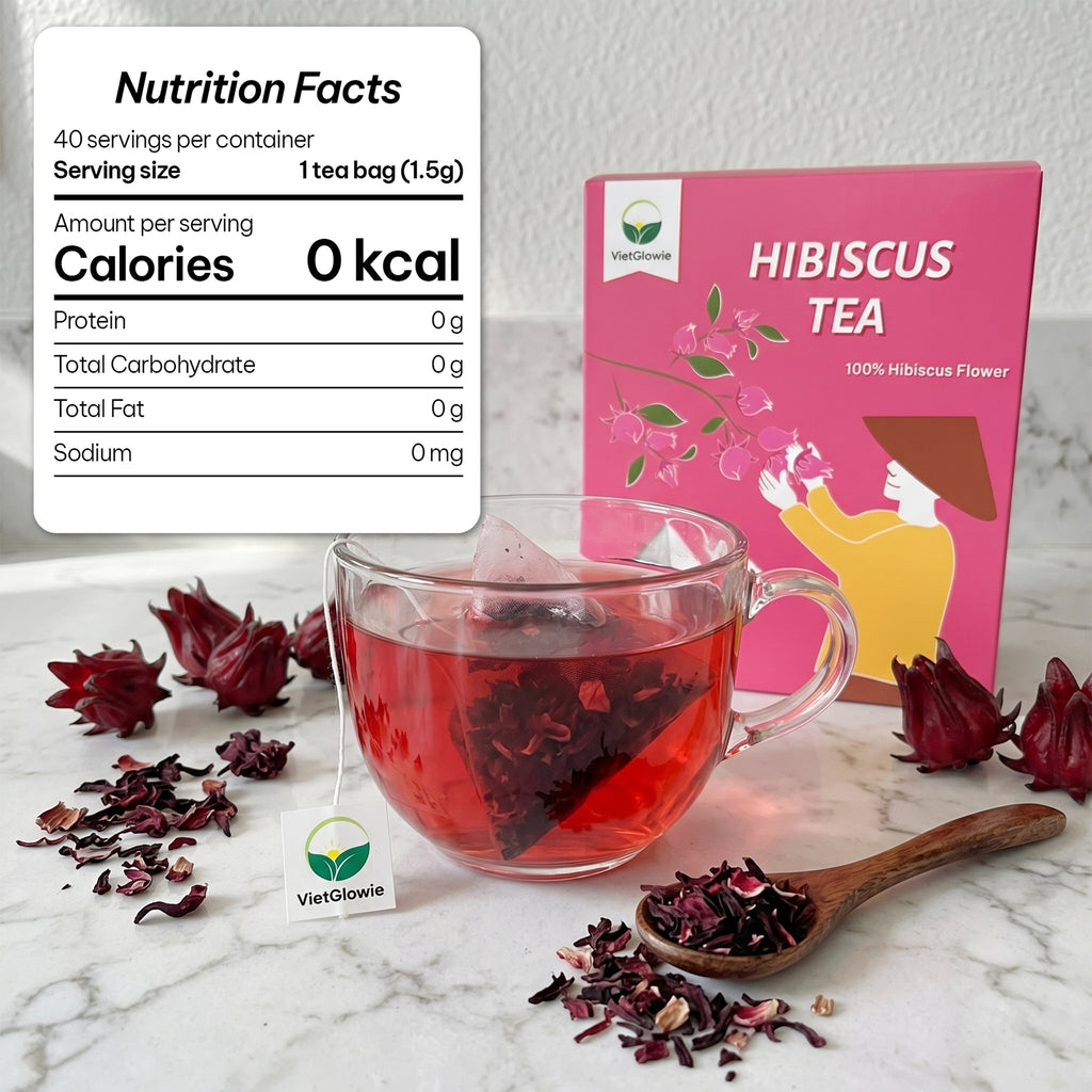 Pure Hibiscus Tea - 40 count