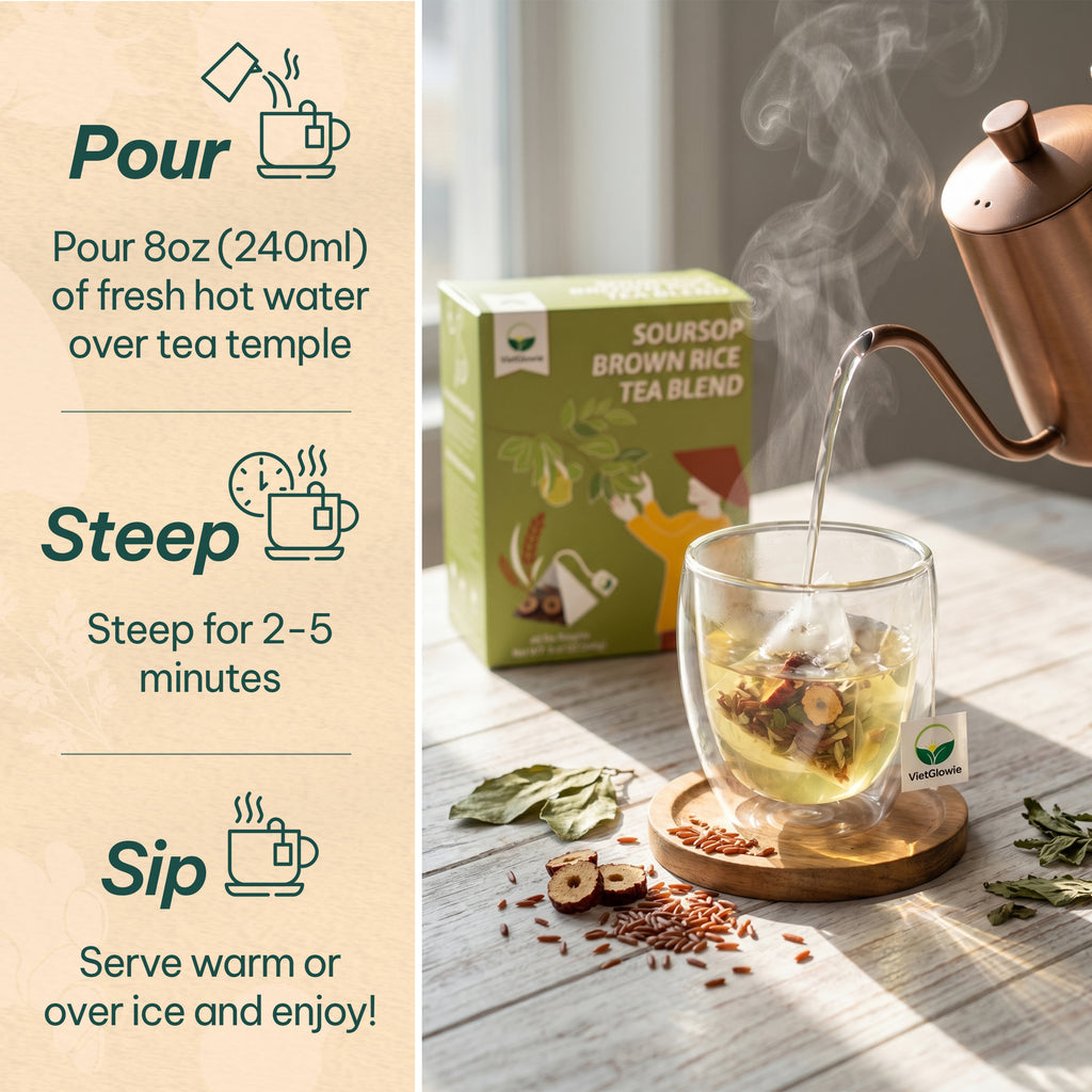 Soursop Brown Rice Tea Blend - 40 count