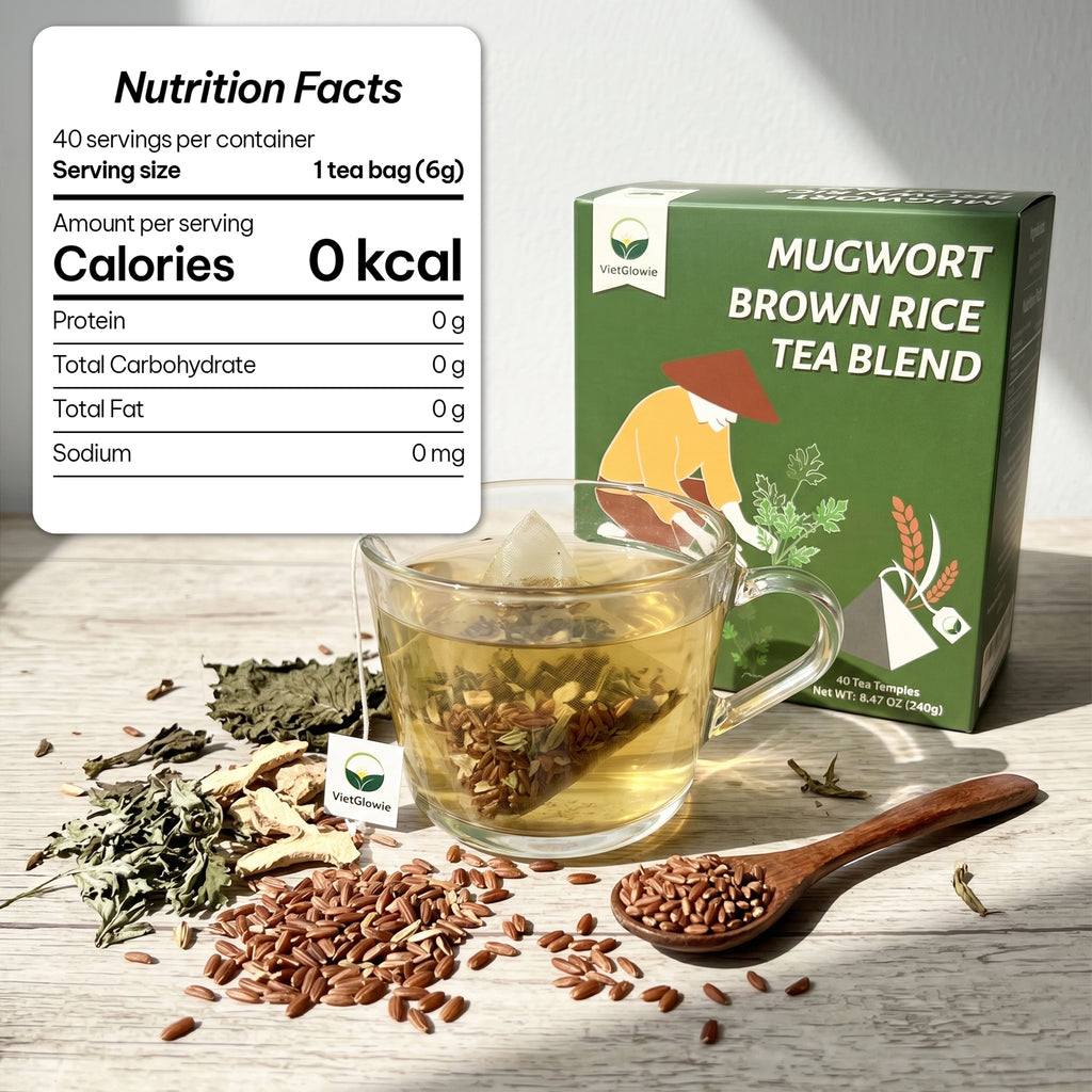 Mugwort Brown Rice Tea Blend - 40 count
