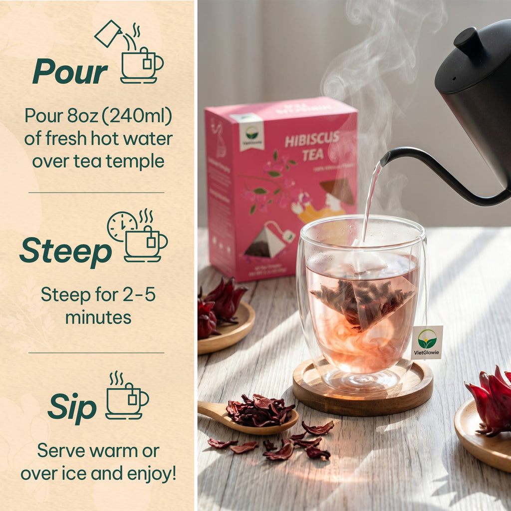 Pure Hibiscus Tea - 40 count