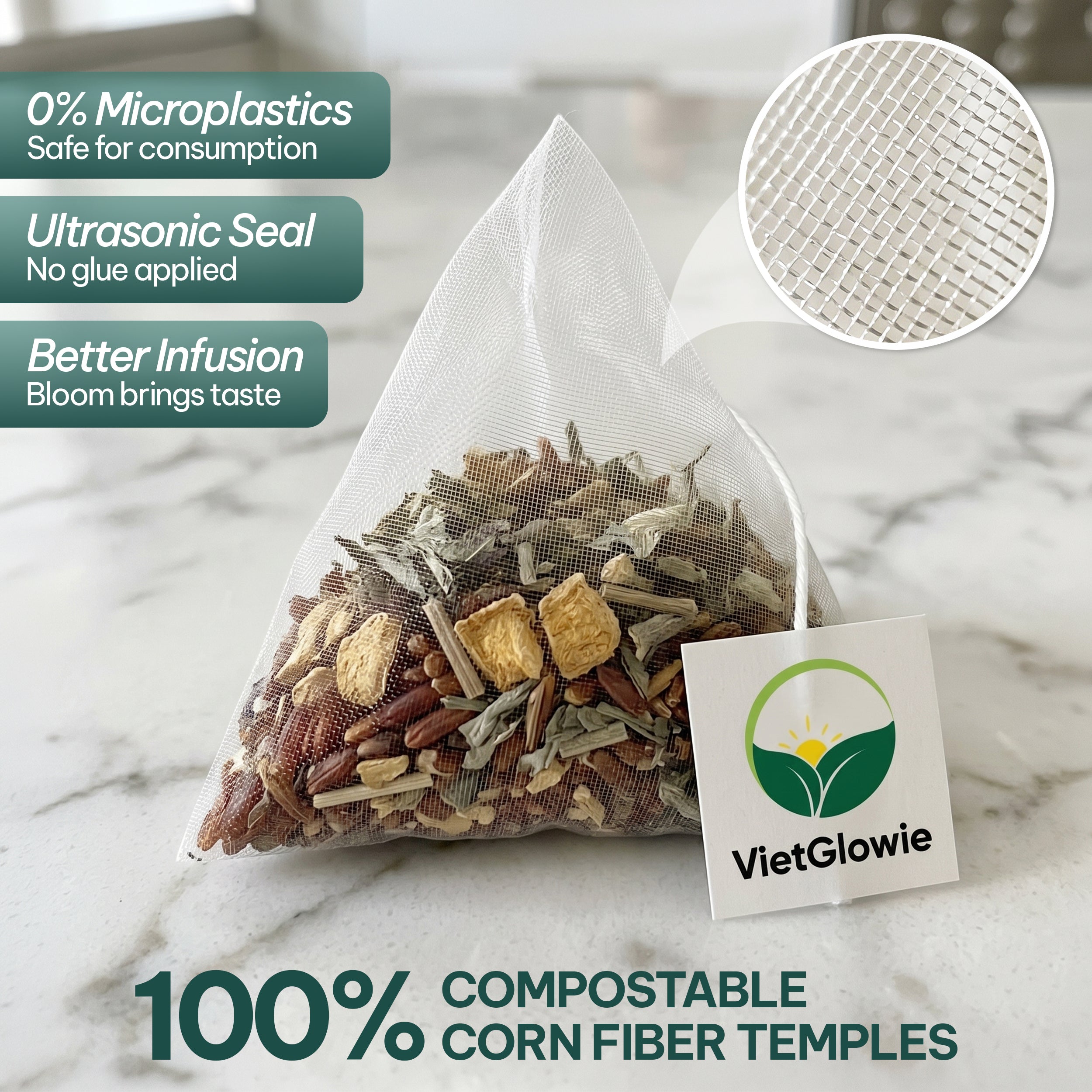Mugwort Brown Rice Tea Blend - 40 count