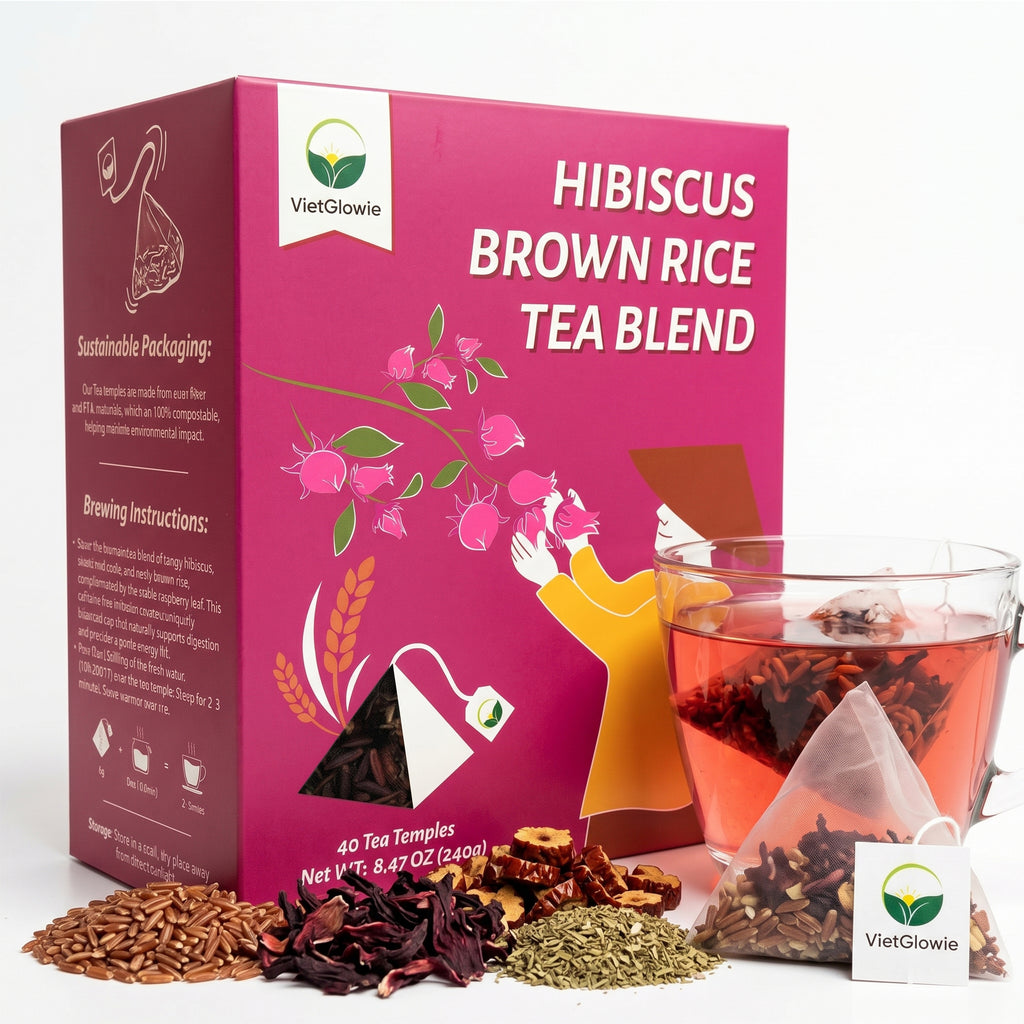 Hibiscus Brown Rice Tea Blend - 40 count