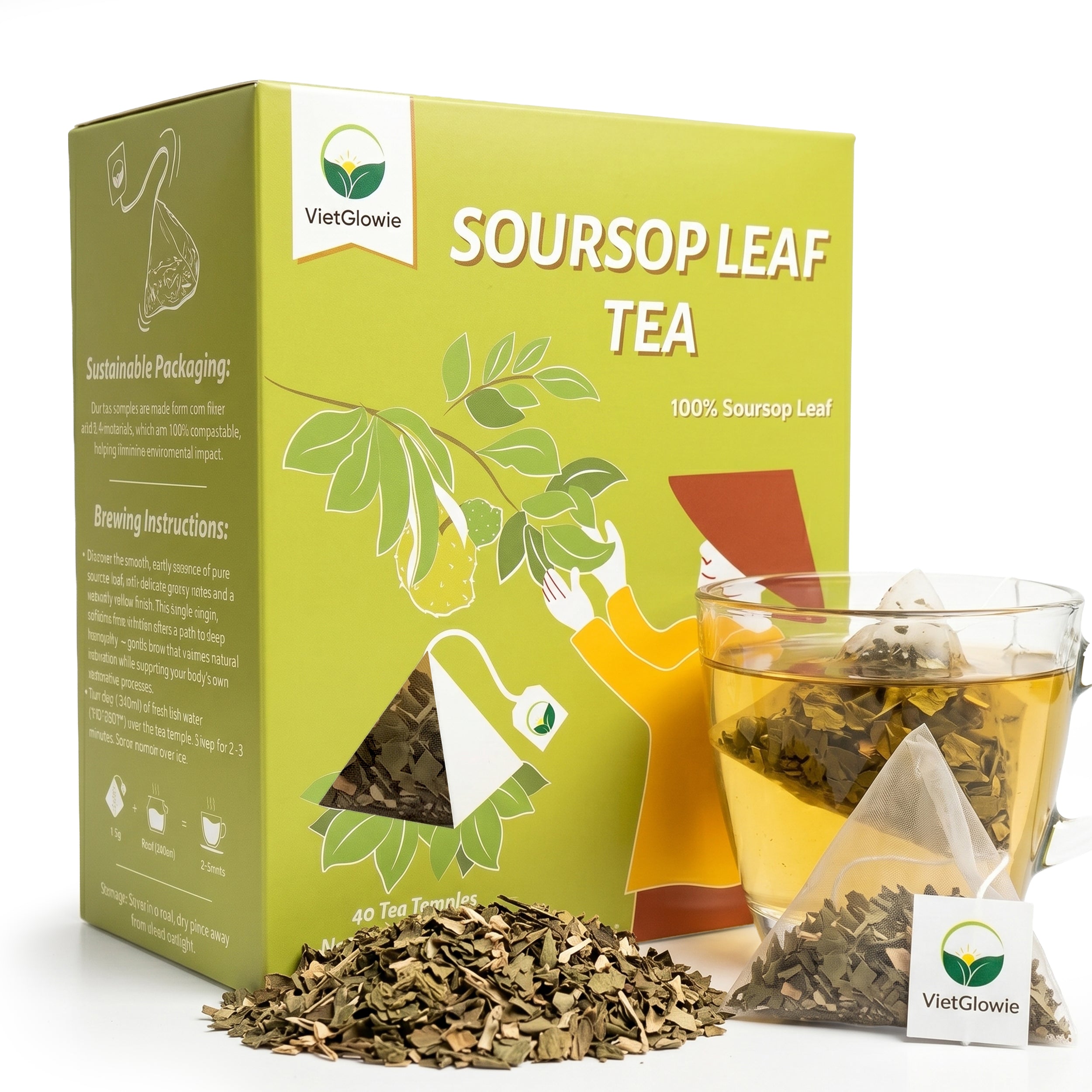Pure Soursop Leaf Tea - 40 count