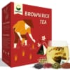 VietGlowie 40 Pyramid Brown Rice Tea Bags – Roasted Blend with Black & Red Beans, Jasmine & Stevia for Daily Balance, Caffeine-Free, 6g Each, Brews 8oz